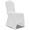 Pokrowce białe elastyczne na krzesła